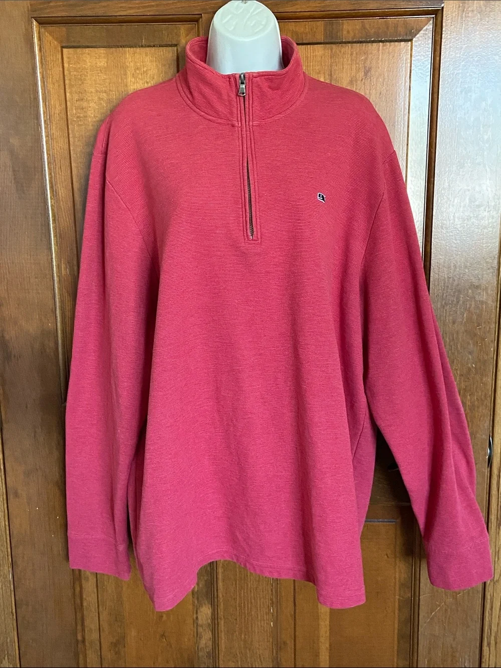 Vineyard Vines Burgundy Saltwater quarter-zip pullover Size XXL  nautical